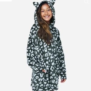 Justice soft & cozy hooded night dress